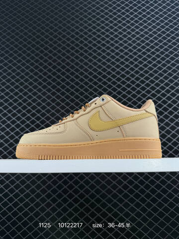 Nike Air Force 1 Low Tan Gum Yellow 36-45 Lifestyle - Unisex (BS-74010)