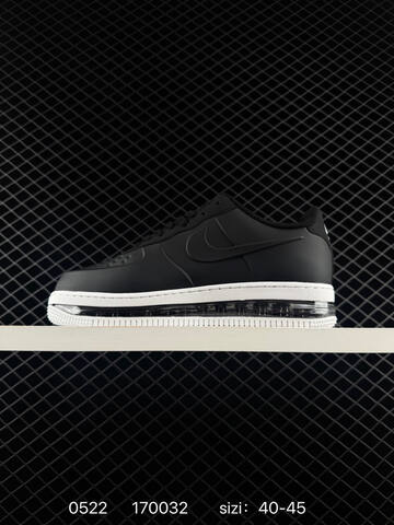 Nike Air Force 1 Low Black White Clear 40-45 Lifestyle - Men's (BS-71301)