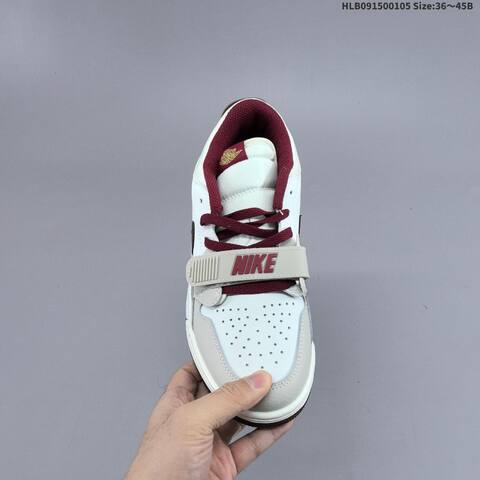 Jordan Legacy 312 Low White Beige Burgundy Brown EU 36-45 Lifestyle - Unisex (BS-67091)