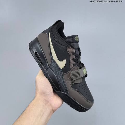 Jordan Legacy 312 Low Black Brown Olive EU 36-47 5 Basketball - Unisex (BS-67137)