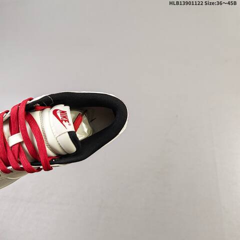 Nike SB Dunk Low Retro DIY Off White Red Black EU 36-45 Skate Shoe - Unisex BS-63295