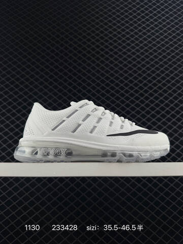 Nike Air Max 2016 Black White 35 5-46 5 Running - Unisex (BS-73922)