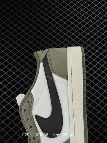 Jordan Air Jordan 1 Low White Olive Black Sail EU 36-47 Sneaker - Unisex BS-80157