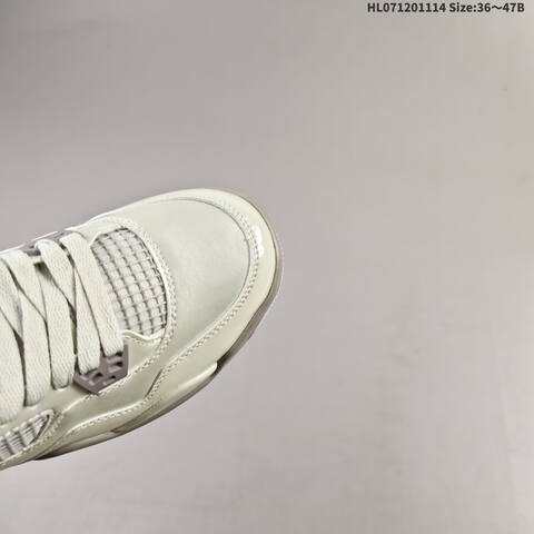Jordan Air Jordan 4 Retro White Cream Gray Taupe EU 36-47B Basketball - Women's (BS-63749)