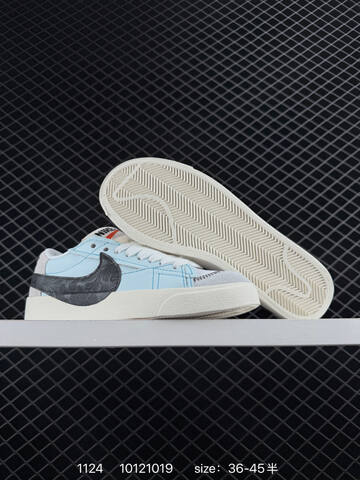 Nike Blazer Low 77 Jumbo White Green 36-45 Casual - Unisex (BS-74032)