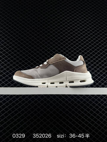 On Cloud Tec 352026 Brown Grey Off White EU 36-45 Running Shoe Running Sneakers - Unisex BS-85380
