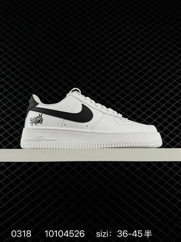 Nike Air Force 1 07 White Black EU 36-45 5 Lifestyle - Unisex (BS-72594)