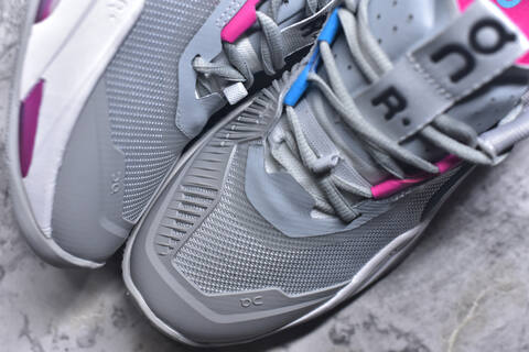 On The Roger Pro Grey White Magenta Blue EU 36-47 Tennis Shoe Casual Sneakers - Unisex (BS-59563)