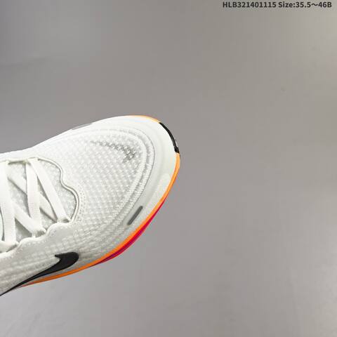 Nike Vomero Plus ReactX Air Zoom White Black Orange Purple EU 35 5-46 Running Shoe - Unisex (BS-63676)