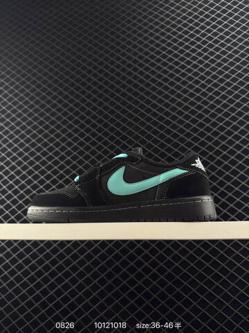 Jordan Air Jordan 1 Low Travis Scott Black Tiffany Blue White EU 36-46 Sneaker - Unisex (BS-80834)