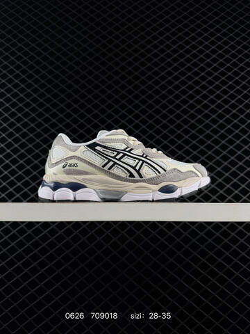 ASICS GEL NYC White Black Green Pink Silver 28 35 Running Shoe Running Sneakers - Women's (BS-81823)