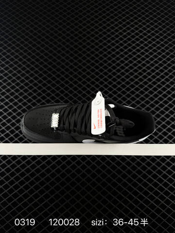 Nike Air Force 1 Low Black White EU 36-45 Casual - Unisex (BS-72592)