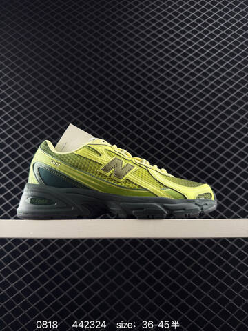 New Balance 740 Neon Yellow Dark Green Orange EU 36-45 Running Shoe - Unisex (BS-82947)