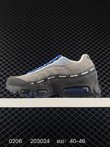 Nike UNDEFEATED x Air Max 95 OG Big Bubble IB4523-002 Grey Black White Blue EU 40-46 Lifestyle - Men's (BS-72809)