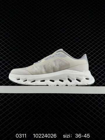 On Cloudtilt 10224026 Cream Grey Black White EU 36-45 Running Shoe Running Sneakers - Unisex (BS-85398)
