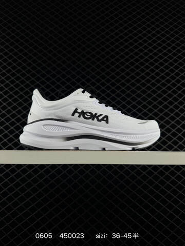 HOKA Bondi 9 White Blue Purple EU 36-45 Running Shoe Running Sneakers Unisex BS-86215