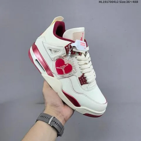 Jordan Air Jordan 4 Retro Sierra Red Cream EU 36-48 Basketball - Unisex BS-66220