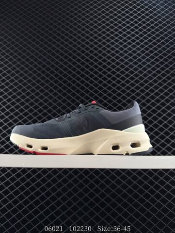 On Cloudpulse 3 Grey Black Cream Red 36-45 Running Shoe Running Sneakers - Unisex (BS-85549)