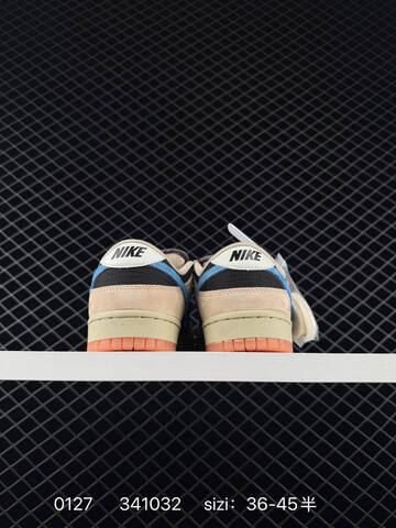 Nike SB Dunk Low Beige Black Blue Orange EU 36-45 Skate - Unisex (BS-72927)