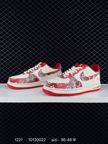 Nike Air Force 1 07 White Red EU 36-45 Lifestyle - Unisex (BS-73555)