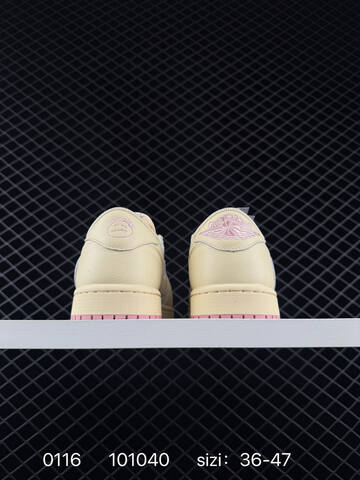 Jordan Travis Scott x Air Jordan 1 Low Cream White Pink EU 36-47 Sneaker - Unisex BS-79823