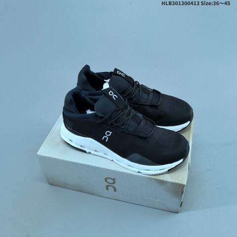 On Running Cloudnova Form 2 TT Black Navy White Brown Black EU 36-45 Running Shoe Running Sneakers - Unisex (BS-69611)
