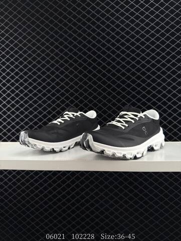 On Cloudpulse Black White Grey EU 36-45 Running Shoe Running Sneakers - Unisex (BS-85550)