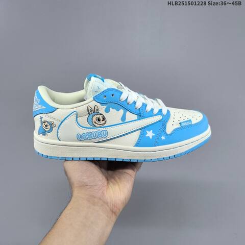 Nike Air Jordan 1 White Gray Red EU 36-45 Casual - Unisex (BS-67224)