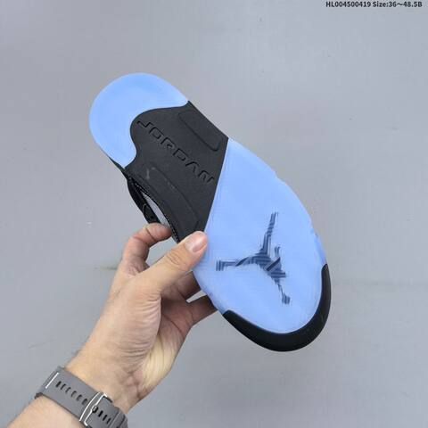 Jordan Air Jordan 5 Retro Black University Blue 36 48 5 Basketball - Unisex (BS-66138)