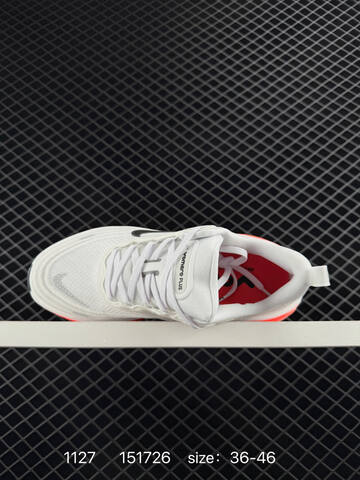 Nike Air Zoom Vomero Plus ReactX HV8150-003 White Grey Neon Coral 36-46 Running - Unisex (BS-73978)