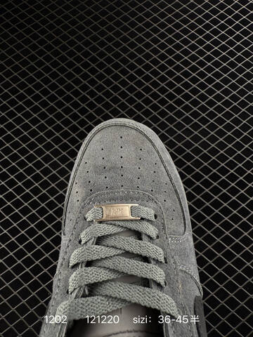 Nike Air Force 1 Low Grey Black EU 36-45 5 Lifestyle - Unisex (BS-73883)