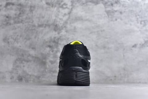 Nike P-6000 Black Silver Neon Yellow Running Shoe (BS-59663)