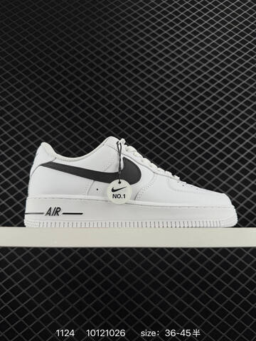 Nike Air Force 1 07 Low White Black Gold EU 36-45 Lifestyle - Unisex (BS-74031)