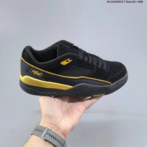 Jordan Flight Court Black Gold EU 36-46 Basketball - Unisex (BS-65939)