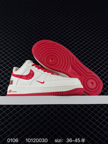 Nike Air Force 1 07 Low White Red Blue EU 36-45 Lifestyle - Unisex (BS-73298)