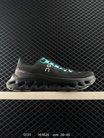 On Running Cloudtilt Black Turquoise White EU 36-45 Running Shoe Running Sneakers - Unisex (BS-85512)