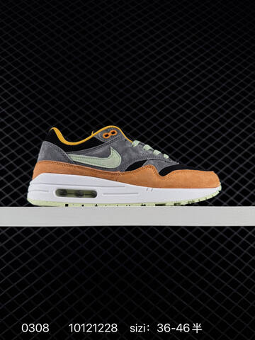 Nike Air Max 1 Pink Brown Cream With Black Swoosh 36-46 5 Lifestyle - Unisex (BS-72735)