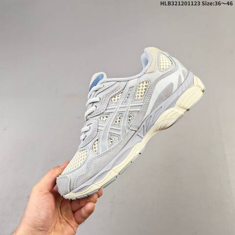 ASICS GEL-NYC Cream Grey Blue EU 36-46 Running Shoe Running Sneakers - Unisex (BS-69241)
