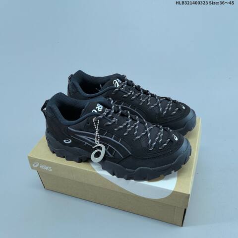 ASICS Gel-Pickax Black Dark Gray EU 36-45 Trail Shoe Trail Running Sneakers - Unisex (BS-68978)