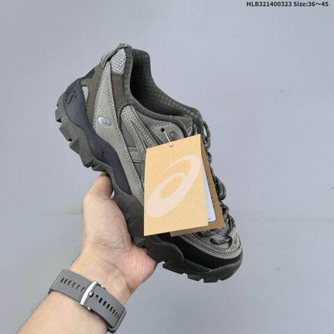 ASICS Gel-Pickax Black Dark Gray EU 36-45 Trail Shoe Trail Running Sneakers - Unisex (BS-68978)