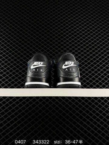 Jordan Air Jordan 3 Retro IH7959 Navy Black White Red EU 36-47 Basketball Shoe - Unisex BS-79538