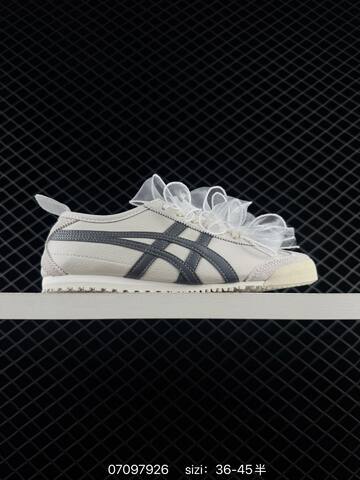 ASICS Onitsuka Tiger Mexico 66 Cream Black White EU 36-45 Sneaker Casual Sneakers - Unisex (BS-81759)