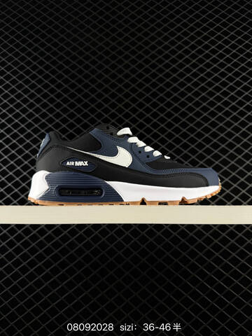 Nike Air Max 90 Black Navy White Gum EU 36-46 Lifestyle - Unisex (BS-69867)