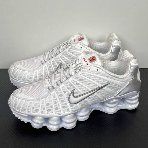 Nike Shox TL White Silver Running (BS-87033)