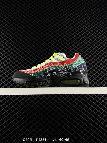 Nike Air Max 95 OG White Green Red Cream Multicolor EU 40-46 Lifestyle - Men's (BS-71678)