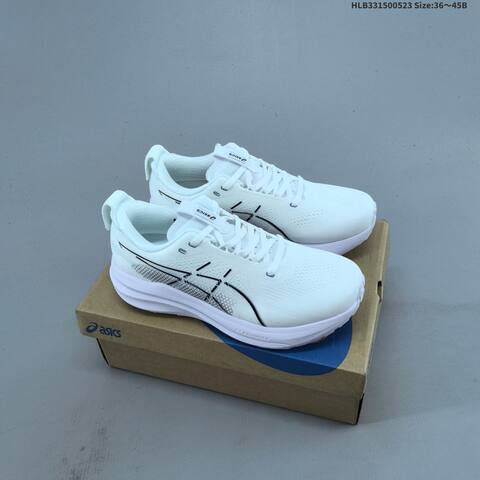 ASICS Gel Kayano 33 White Black Dark Brown Red EU 36 45 Running Shoe EU 36-45 Running Sneakers - Unisex (BS-68808)