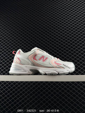 New Balance MR530 White Silver Pink EU 36-41 5 Sneaker - Unisex (BS-82838)