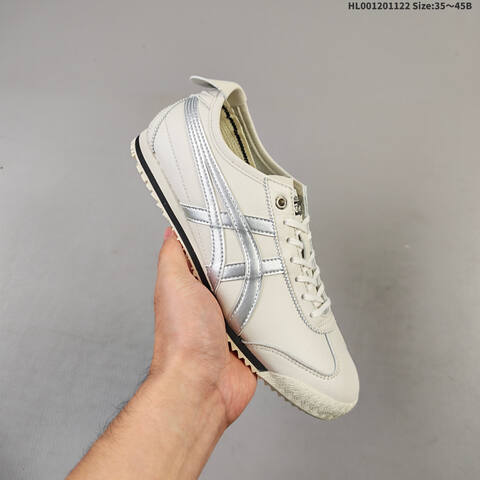 Onitsuka Tiger Mexico 66 SD Cream White Silver EU 35-45 Sneaker Casual Sneakers - Unisex (BS-69248)