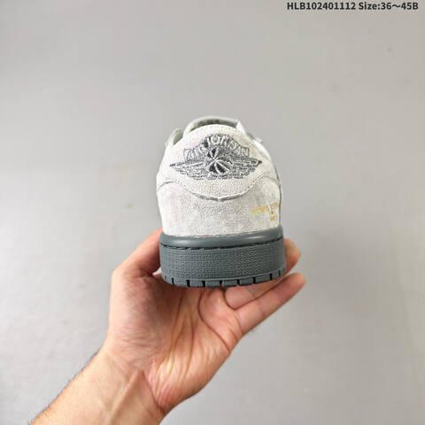 Jordan Air Jordan 1 Low x Travis Scott Light Grey White EU 36-45 Casual - Unisex (BS-63847)