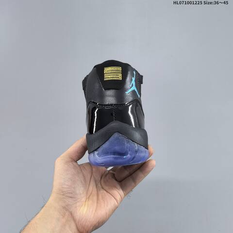 Jordan Air Jordan 11 Retro High Black Blue 36 45 Basketball - Unisex (BS-67275)